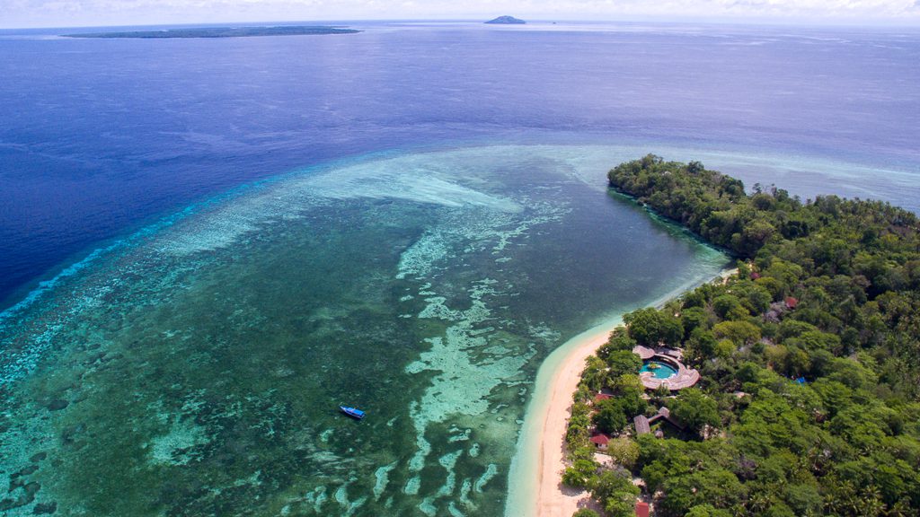 2 siladen resort and spa north sulawesi indonesia aerial view hero