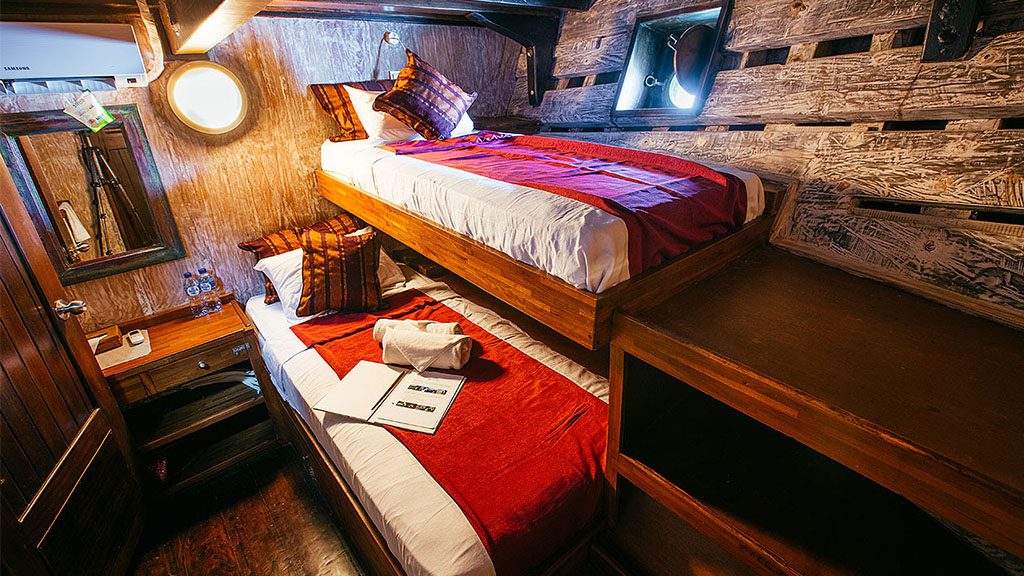 9 seven seas liveaboard indonesia lower deck single bunk 9 seven seas liveaboard indonesia lower deck single bunk