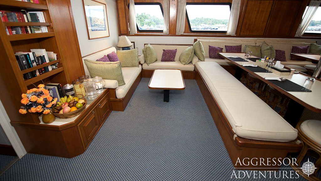 7 Raja Ampat Aggressor Liveaboard Indonesia seating